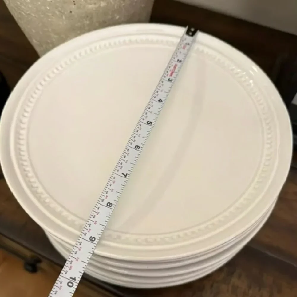 New S/4 Williams-Sonoma Castellano Salad Plates White | 9